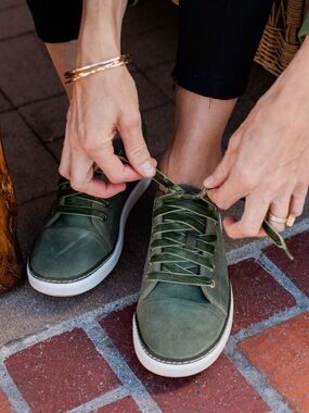 Harmony 783 Charlotte Walker in Olive Suede | 10